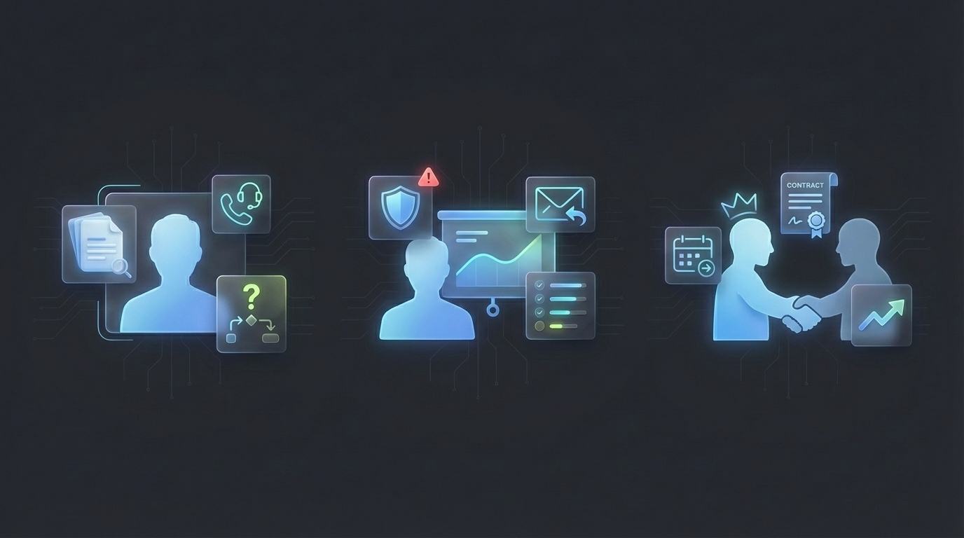 Use cases: Discovery calls, Product demos, Contract renewals